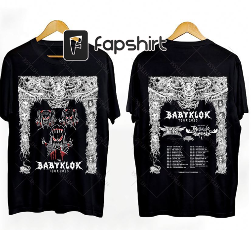 BABYMETAL x DETHKLOK Tour 2023 T-Shirt – Exclusive Gift for Fans, Her, Him – Limited Edition Dethklok BabyKlok Shirt