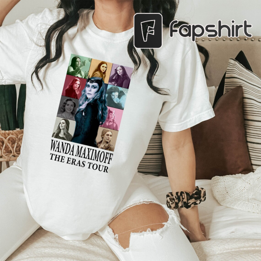 Wanda Maximoff t-shirt the Eras tour t-shirt Elisabeth Olsen print Avengers t-shirt print Wanda merch print shirt gift t-shirt eras tour