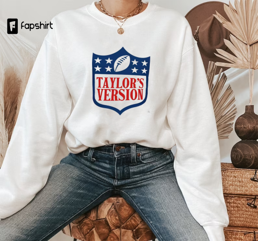 Taylor Swift Taylor’s Version NFL Travis Kelce and Taylor Kelce Getaway Car Kansas City Chiefs Taylor’s Version NFL Era Cotton Tee