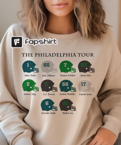 Vintage The Philadelphia Tour Football Crewneck Sweatshirt,…