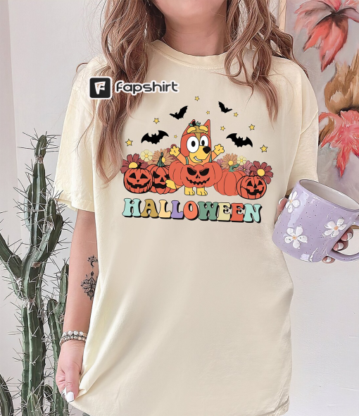 Bingo Pumkin Halloween Shirt, Bingo Shirt, Bluey Halloween Shirt, Halloween Sweatshirt, Kids Shirt