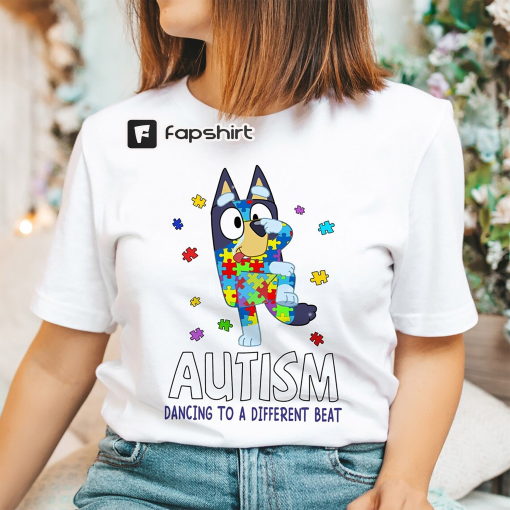 Bluey Autism Shirt | Bluey Bingo Autism Shirt | Bluey Autism Kids Shirt | Bluey Family Custom Shirts | Bluey Costume | Bluey Family Shirts