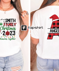 Custom Name Christmas Shirts, Personalized Family Christmas…