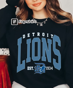 Vintage Detroit Lions Sweatshirt, Detroit Lions Football…