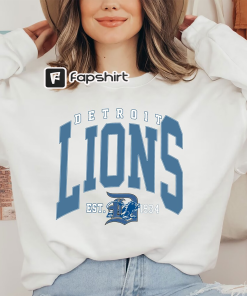 Vintage Detroit Lions Sweatshirt, Detroit Lions Football…