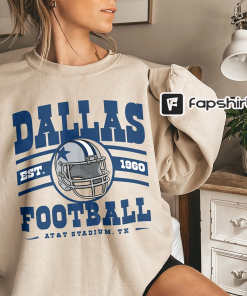 Vintage Dallas Football Shirt, Dallas Football Crewneck,…