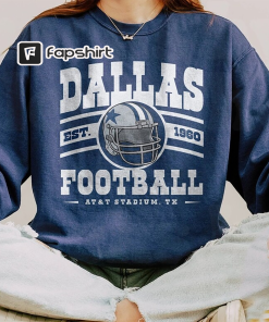 Vintage Dallas Football Shirt, Dallas Football Crewneck,…