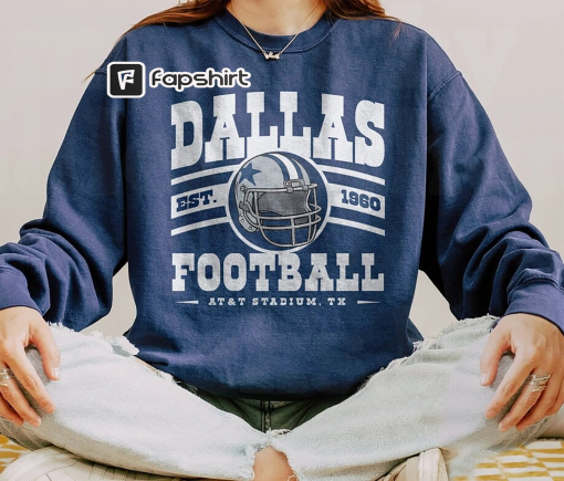 Vintage Dallas Football Shirt, Dallas Football Crewneck, Dallas Comfort Colors, Dallas Sweatshirt, Sunday football,Gift For Him,Gift for her