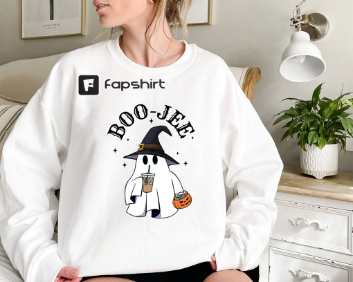 Boo-jee Ghost Sweatshirt, Halloween Ghost Sweater, Retro Halloween Sweater, Boo-Jee Halloween Sweater, Cute Ghost Sweater, Sweater for Women