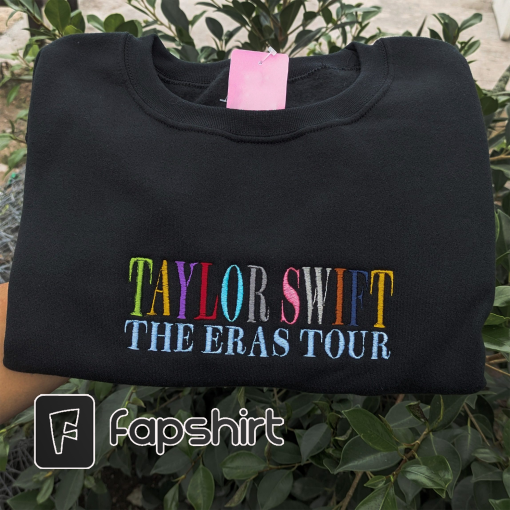 Custom Embroidered Sweatshirt TSwift Era Concert, 1989 Embroidered TShirt, Midnights, Tour 2023 Embroidered, Singer Embroidered Gift for Fan