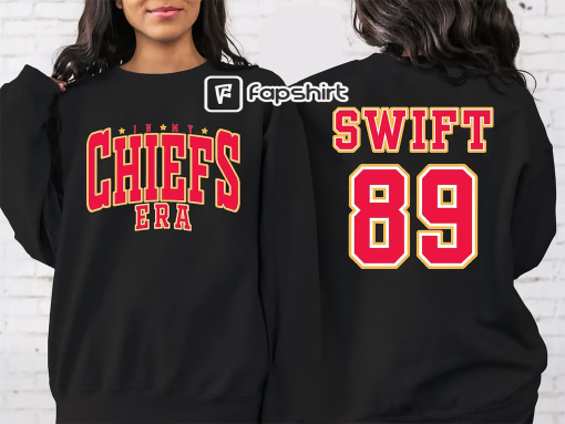 In My Chief Era Shirt, Taylor Chief Sweatshirt, Swift 89 Crewneck Sweatshirt, Kansas City Football Fan Gift, KC Chief Team Shirt