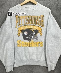 Vintage Pittsburgh Football Sweatshirt, Retro 90s NFL…