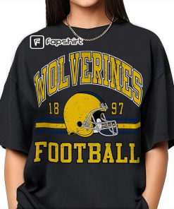 Michigan Football Sweatshirt, Shirt Retro Style 90s…