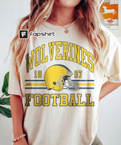 Michigan Football Sweatshirt, Shirt Retro Style 90s…