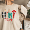 Custom Gigi Claus Sweatshirt, Christmas Grandma Claus Sweatshirt, Mimi Crewneck, Custom Nana And Grandkids Sweatshirt, Gifts For Nana Gigi