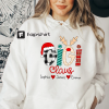 Custom Gigi Claus Sweatshirt, Christmas Grandma Claus Sweatshirt, Grandma Sweater, Custom Nana And Grandkids Sweatshirt, Gifts For Nana Gigi