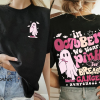 In October We Wear Pink Sweatshirt, Breast Cancer Survivor Shirt, Cancer Fighter T-Shirt, Cancer Awareness Shirt, Strong Women Tee