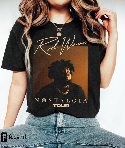 Retro Rod Wave Nostalgia Tour Sweatshirt, Rod Wave 2023 Concert Shirt, Beautiful Mind Tour, Rod Wave Merch, Music Concert Tee, Gift For Fan