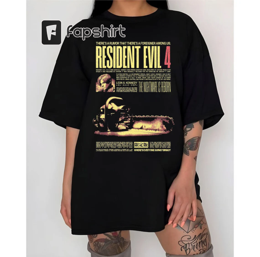 Resident Evil IV shirt, Resident Evil 4 Remake 2023 shirt