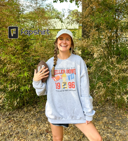 Friends Sweatshirt, Unisex, Geller Bowl, 90s Nostalgia, College Letters Sweatshirt, Thanksgiving, Friends Reunion, The One with the Football