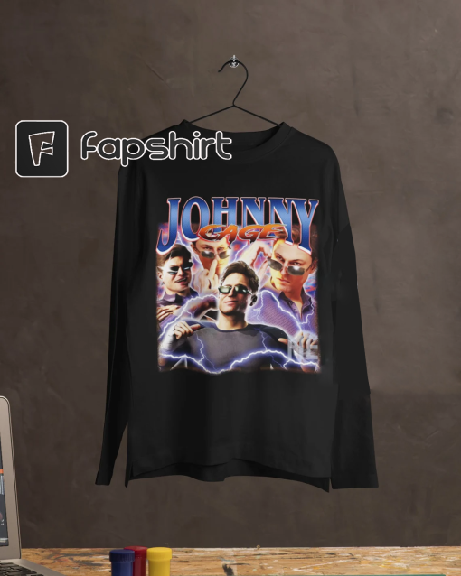 Johnny Cage Vintage Shirt, Johnny Cage MK Game Inspired 90′ TShirt, Johnny Cage Long Sleeve Shirt, Johnny Cage Unisex Shirt