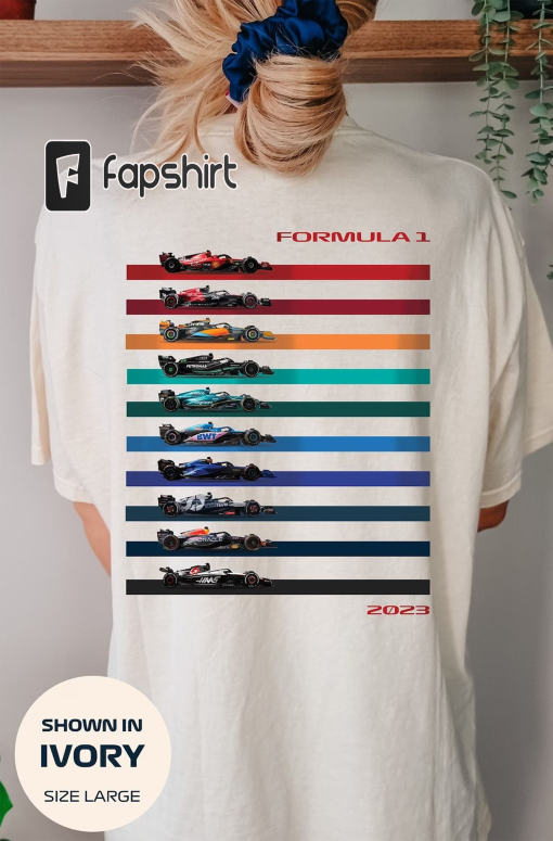 Formula 1 Cars 2023 Comfort Color T Shirt | Formula One Fan Shirt | Sundays for F1 Shirt | Formula 1 2023 T Shirt Gift | Unisex F1 Shirt