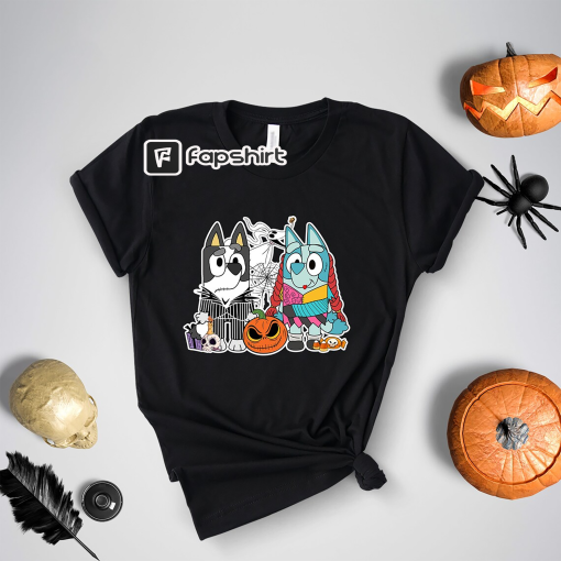 Bluey Halloween Shirt Bluey Shirt Kids Bluey Kids Shirt Bluey Trick Or Treat Shirt Happy Halloween Shirt Halloween Tshirt