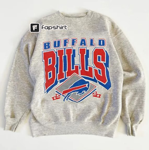 Vintage Buffalo Football Crewneck, Buffalo Bill Sweatshirt, Bill Sweatshirt, Bills Football, Buffalo New York Buffalo Football Fan Gift