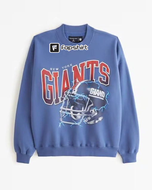 Vintage New York Crewneck Sweatshirt, Tshirt, Giants Football Shirt Oversized NY Tailgate Shirt, New York 90s Crew