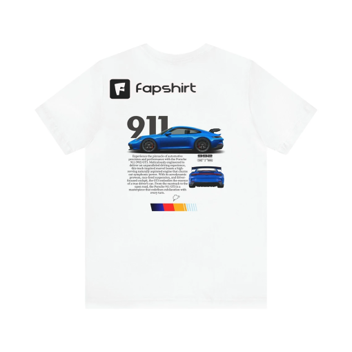 Porsche 911 GT3 T-Shirt, Porsche T-Shirt, Great Gift For Him!