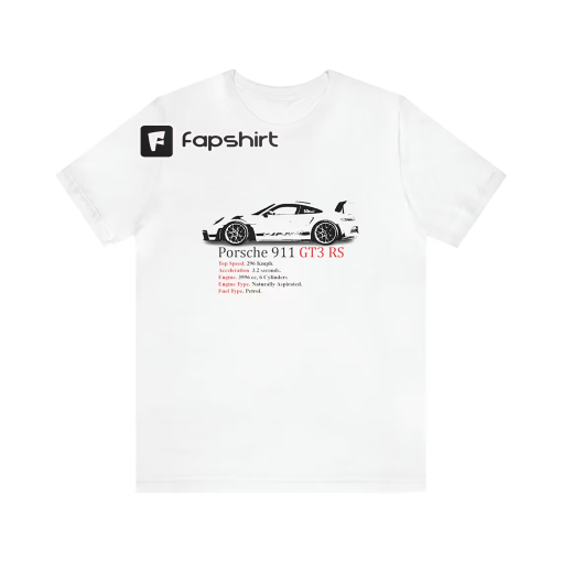 Porsche 911 GT3 RS T-shirt, Racing T-shirt for Car Lovers