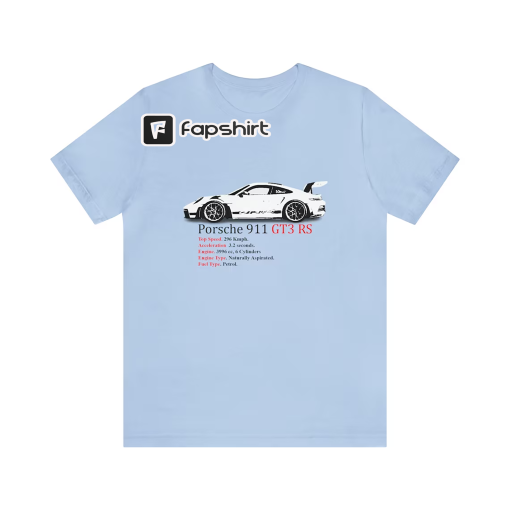 Porsche 911 GT3 RS T-shirt, Racing T-shirt for Car Lovers