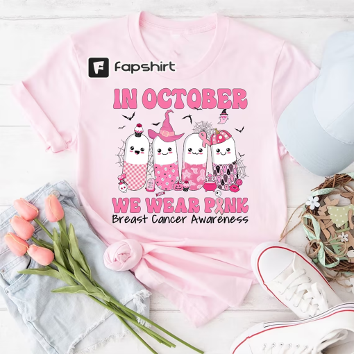 Pharmacy Breast Cancer Support Shirt, In October We Wear Pink, Pharmacy Shirt, Breast Cancer Shirt