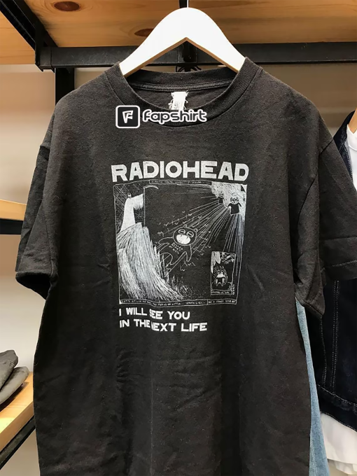 Radiohead New Vintage Band T Shirt For Man Women shirt, Radiohead Retro concert T-shirt, vintage shirt