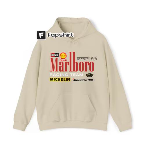 Marlboro Ferrari Racing Team Hoodie , Vintage Sweatshirt, Oversized Hoodie, Trendy Hoodie, Tumblr Hoodie, Aesthetic Hoodie, Vintage Hoodie.