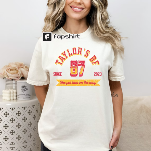 Taylors Boyfriend Shirt Funny TS Inspired Shirt Football Shirt KC Football Shirt