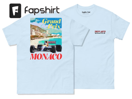 Vintage Monaco Grand Prix F1 T-Shirt, Formula One Shirt, Grand Prix Shirt, F1 Shirt, Car Enthusiast Gift, Race Car, Monaco, F1 Merch