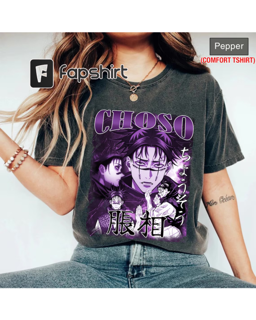 Choso Kamo Vintage Anime Shirt, Anime Lovers Shirt, Choso Kamo Anime Gift Men and Women T-shirt