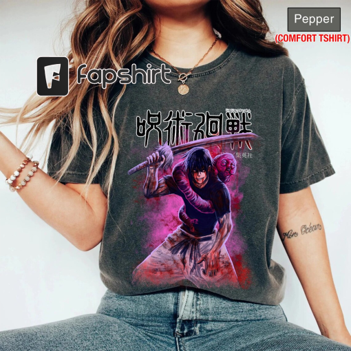 Fushiguro Toji Anime Shirt, Anime Lovers Shirt, Anime Friends Shirt, Toji Fushiguro Anime Gift Men and Women T-shirt