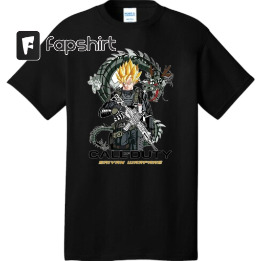 Dragonball Goku Call Of Duty Design Shirt