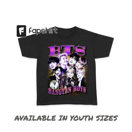 BTS BANGTAN BOYS 90’s Vintage Style Tee