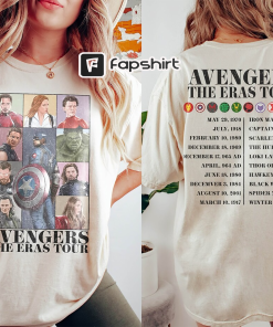 Avengers The Eras Tour Shirt, Avenger MCU…