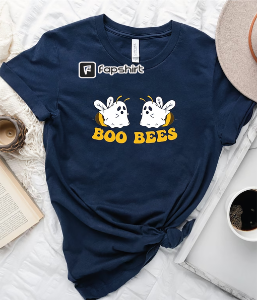 Funny Boo Bees T-shirt, Funny halloween t-shirt, Boo Bees Shirt, Funny halloween custom shirt, Gifts for Her, Cute Halloween Party