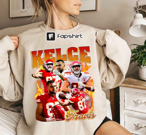 Travis Kelce 87 Flame Classic shirt, Travis Kelce 87 Vintage Sweatshirt, Kansas City Chiefs Travis Kelce 87 Flame Retro Shirt