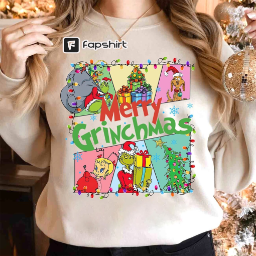 Merry Grinchmas Shirt, Christmas Sweatshirt, Funny Grinchmas shirt, Xmas shirt, Family Christmas Shirt, Matching Christmas shirt