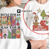 Pink Christmas Shirt, Funny Christmas Sweatshirt, Merry Grinchmas, Christmas Shirt, Pink Christmas Shirt, Grinchmas Vibes, Christmas Gift