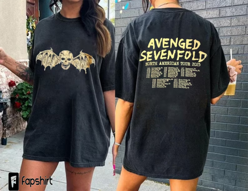 Avenged Sevenfold Band Fan Shirt, Avenged Sevenfold 2023 Tour Shirt, Avenged Sevenfold Life Is But A Dream North American Tour 2023 Shirt