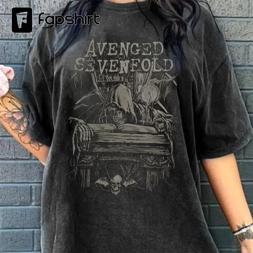 Retro Avenged Sevenfold Est 1999 T-Shirt, A7X 2023 Tour Sweatshirt, A7X Band Merch, Music Tour Tee, Rock Band Concert, Gift For Fan