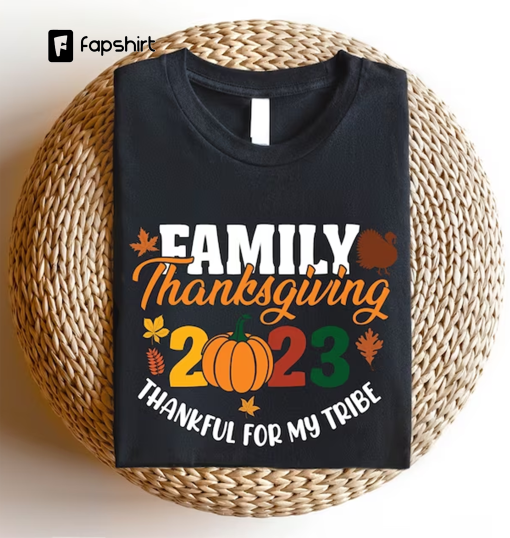 2023 Family Thanksgiving Shirts, Family Thanksgiving Shirt, Funny Matching Fall Family Shirts, Pumpkin Tee, Thanksgiving Family Reunion Gift