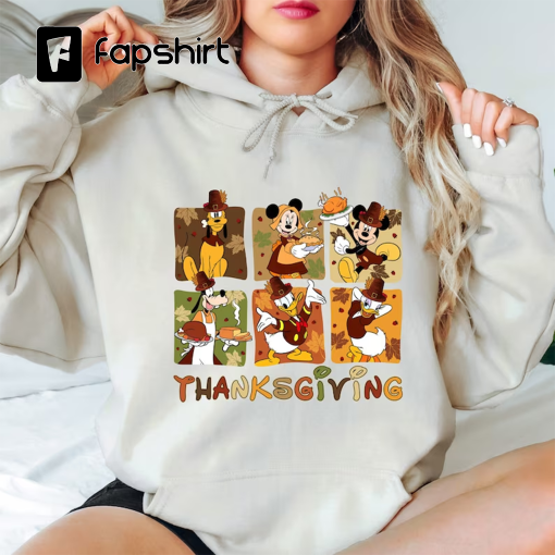 Thanksgiving Disney Shirt, Disneyland Shirt, Mickey and Friends Shirt, Thanksgiving Gifts, Mickey Shirt, Minnie